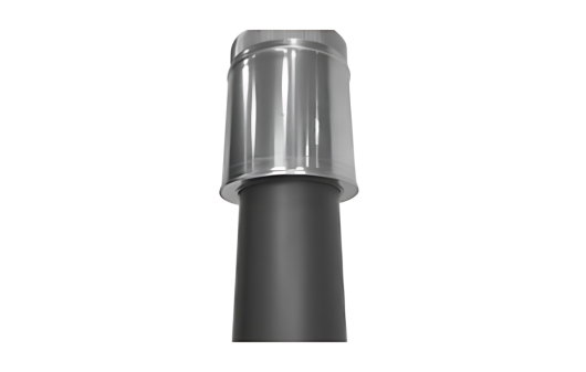 Flexinox Bofill Schouwplaat DW > DW Ø 80 Zwart